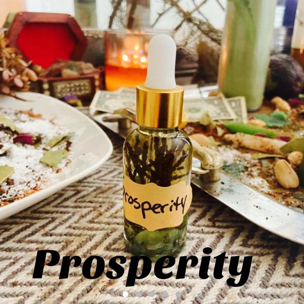 Prosperity Conjure Oil Spell 2 oz dropper